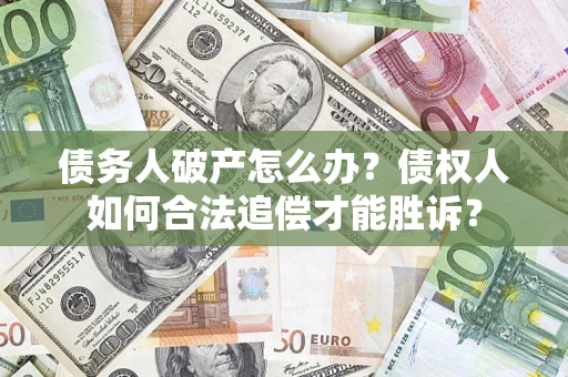北京债务人破产怎么办？债权人如何合法追偿才能胜诉？