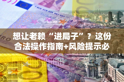 北京想让老赖“进局子”？这份合法操作指南+风险提示必须看！