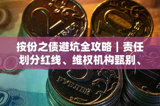 北京按份之债避坑全攻略｜责任划分红线、维权机构甄别、纠纷处理全流程拆解