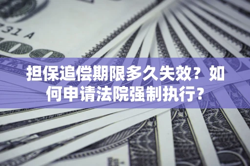 北京担保追偿期限多久失效？如何申请法院强制执行？