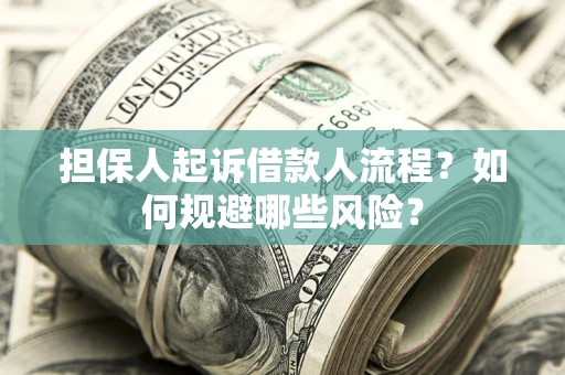 北京担保人起诉借款人流程？如何规避哪些风险？